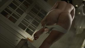 Japanese Stepmom Naked And Helps Injured Stepson Taking Shower