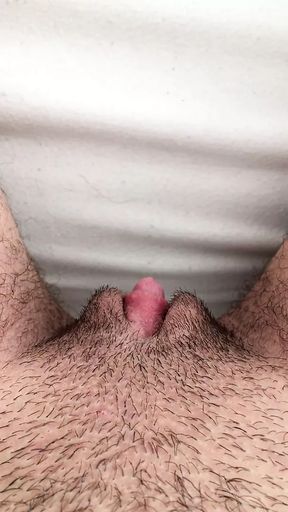 Clito Dicklit FTM erect no hand