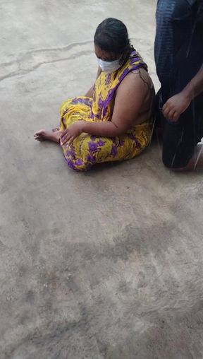 In the Rain Hot Blowjob and Dirty Talk