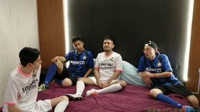 Gang Tickling Party: Four 18-Year-Old College Boys Having An Intense Tickle Party. They Tickle Each Other Mercilessly. Enjoy Super Ticklish Reactions Of The Boys!