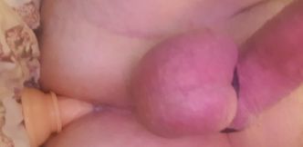 lying in bed playing with my asshole with a dildo means I&#039;m playing with my cock