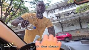 Big Tits Colombian MILF Picks up Stranger From BBC in Her Car and Takes Him Home - Monique Fuentes & Xander Black