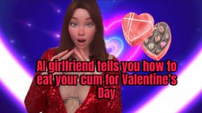 Ai girlfriend wants you to eat cum for valentines