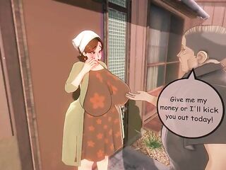 This dude finds out how his mamma pays the rent xd CG mother i'd like to fuck anime porn