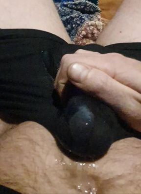 Cumshot in pants