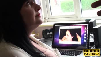 Submissive British Beauty Takes Pounding and Swallows Cum