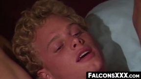 Kurt awaits Joe's arrival to express his pent-up desires for a blowjob