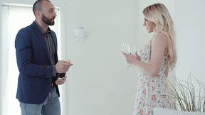 Elder dude fucks pretty hot young girlfriend and licks her yummy pussy