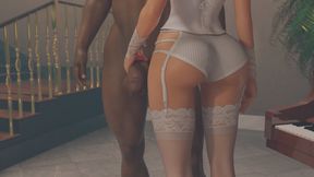 Amanda 8 - Beautiful Bride Cheats On Her Wedding Day With A Huge Black Cock