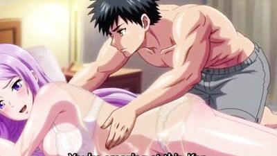 Stepbrother gives oily massage to stepsister and fucks her big boobs with his big dick