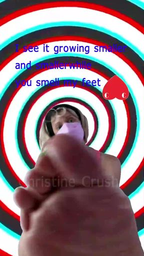 Slim blonde teen with micropenis gets foot worship