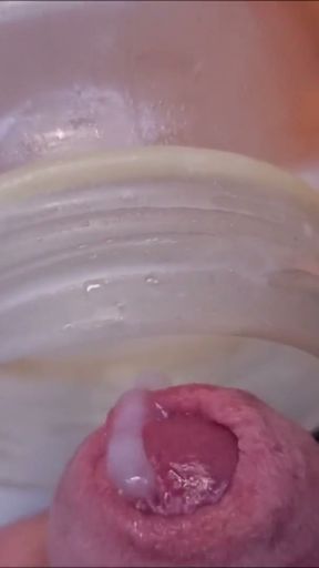 compilation of filling XXS + XXL condom in timelapse (cumshot's only)   Clip 1