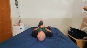 Face sitting BBW domme, by Ariel and Slave, (cam by Manu) FULL HD