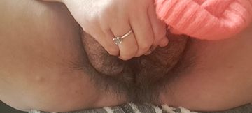 discreetly waiting for the gynecologist without panties, very wet for him to open up