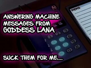 Answering machine Messages 1 Suck 'em for me