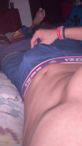 Showing my Hardest Dick in underwear