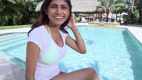 Poolside Passion with Mia Khalifa