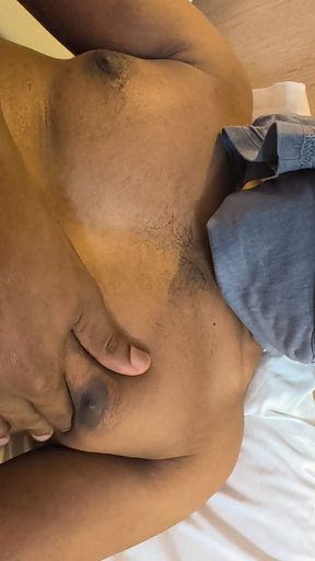 Desi Indian Boy Masturbates Solo Thinking about Indian sexy aunties boobs and pussy