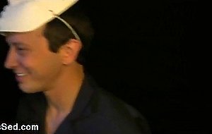 Busty tranny jerks off cock to boyfriend in cemetery