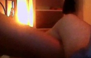 Mature east-euro bitch blows and gives a footjob