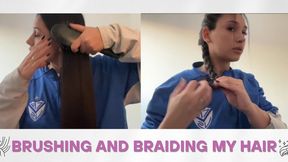 Brushing and braiding my hair: a gentle and relaxing game
