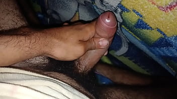 Hard Dick Under the Sheets &mdash_ Slow and Teasing Stroke