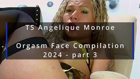 ts angelique monroe - orgasm face compilation