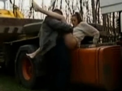 Luscious European Babe Pumped Full Of Dick At A Truck Stop