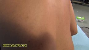 big ass britney amber & sophie dee hardcore squirt party - immoral live