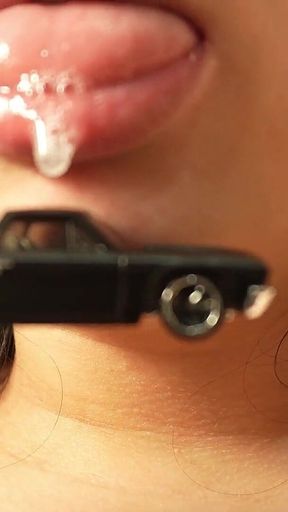 Tiny Car Huge Fun Giantess Gets Naughty with Her New Toy