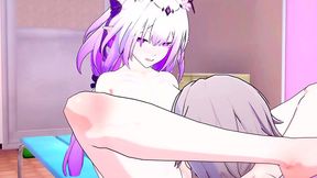 castorice takes it wet and slow - hsr hentai sex 3d