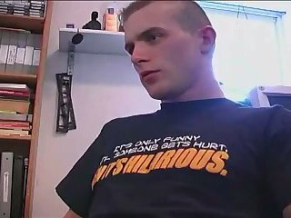 Twink handjob cum