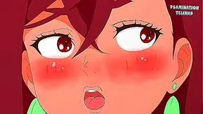 Okarun peeks at Momo in a massage parlor (she's naked) Dandadan Hentai'Cartoon'Parody