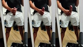 paja frente al espejo 🪞 😳🍆💦 jerk off in front of the mirror 🪞 😳🍆💦