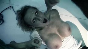 She wants to feel every throbbing inch of this big cock inside her and she spreads her...