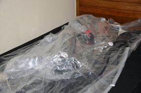 Jan 10 2023 - A long sweaty relaxing VacPacking in my shiny ski jacket PVC aprons &amp; Lead Aprons