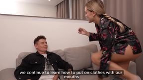 I Don't Care, I'm Horny! Girl Makes Her Husband Fuck Her Hard