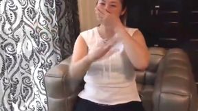 Asian Wife's Big Tits Bliss: Amateur Blowjob, Creampie Sex & Milk Fantasy Uncensored