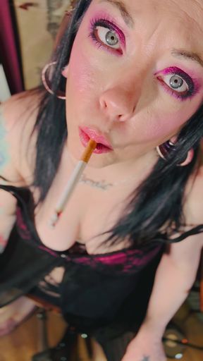 A Quick Dangling A Cigarette Video With You Beautiful Smoking Queen, Tina Snua!