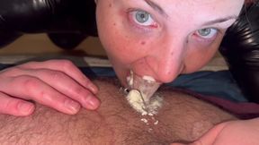 Morning Rimming POV with Cream in Latex (custom Video)