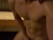 Jerking off under highway at midnight’s