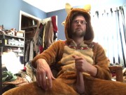 Holiday reindeer cosplay