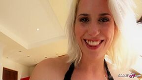 Blonde Girl Amy Douxxx In Black Lingerie Talk To Rough Amateur Fuck By Big Dick German