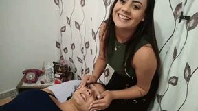 SMOTHERING MASSAGE - DOMINA ALICE AND NATALY - FULL FILM