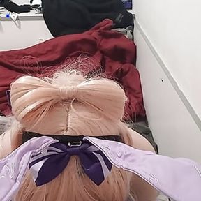 Trap aimee pov blowjob