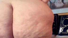 Riding and Squashing Him Pantyless