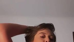Social Media Model @alexispixie @Sextoy in the mouth and #Big Boobs #Solo #Brunette free adult sex | Tik.Porn