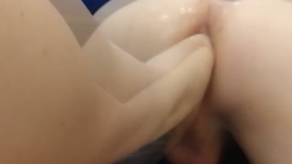 OMG! First time trying anal fisting with me.