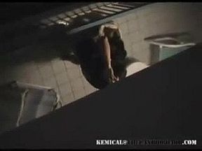 Seductive Couple Spied On Balcony