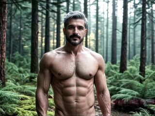 ourdream - Nasty Silver Fox Dad Cums Hard In Nature